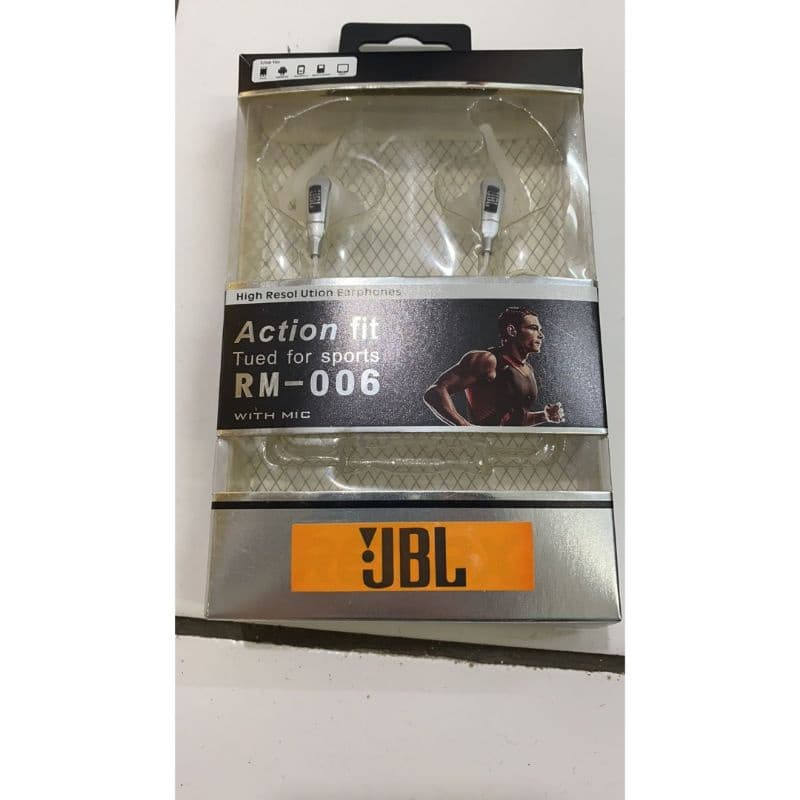 *Handsfree Headset Earphone JBL  Stereo model Keong  RM-006