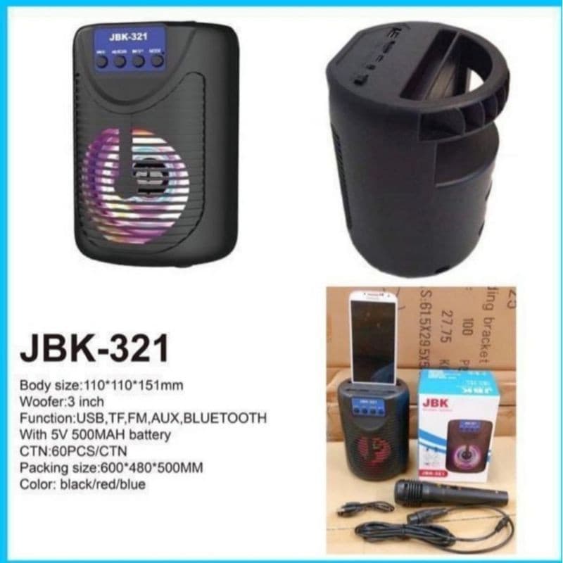 Speaker Bluetooth non Mic JBK - 321