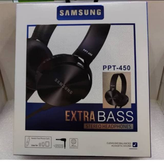 Headset/Handsfree/Earphone Bando Samsung PPT 450 Kabel