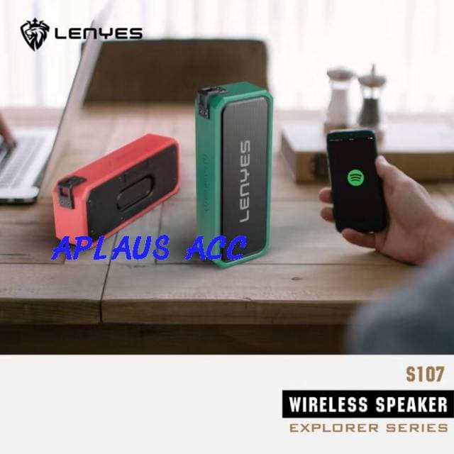 SPEAKER BLUETOOTH LENYES GENERASI KE-3 S107 (waterprof)