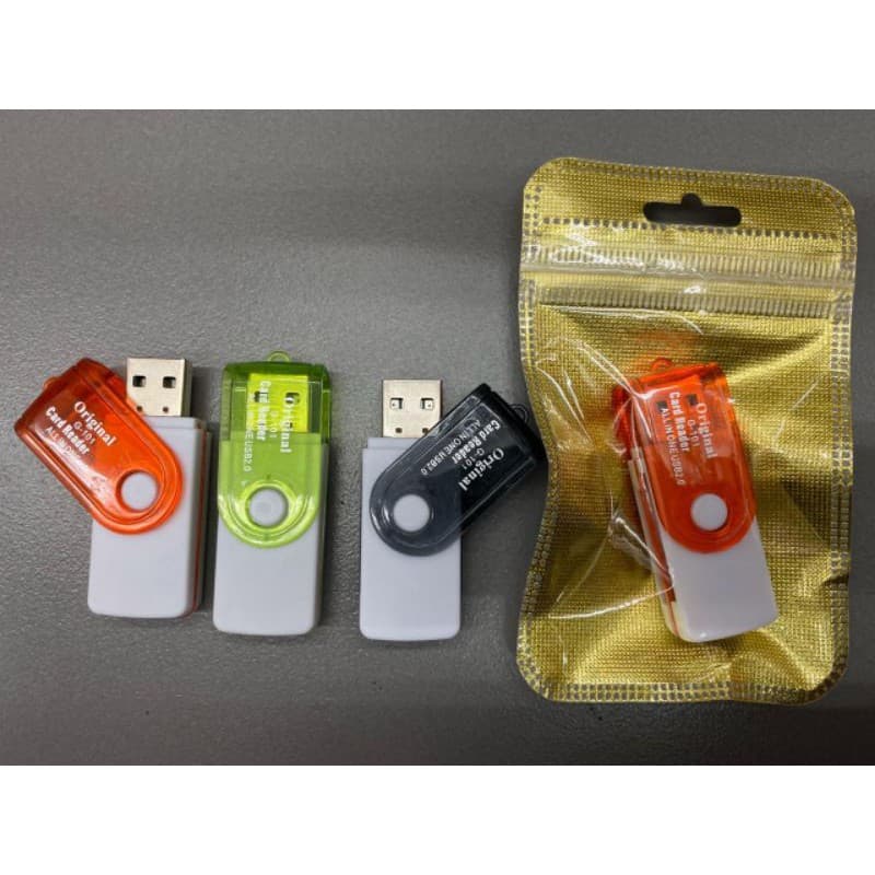 Card Reader 4 in 1 One Putar USB Flash Disk Connection Kit