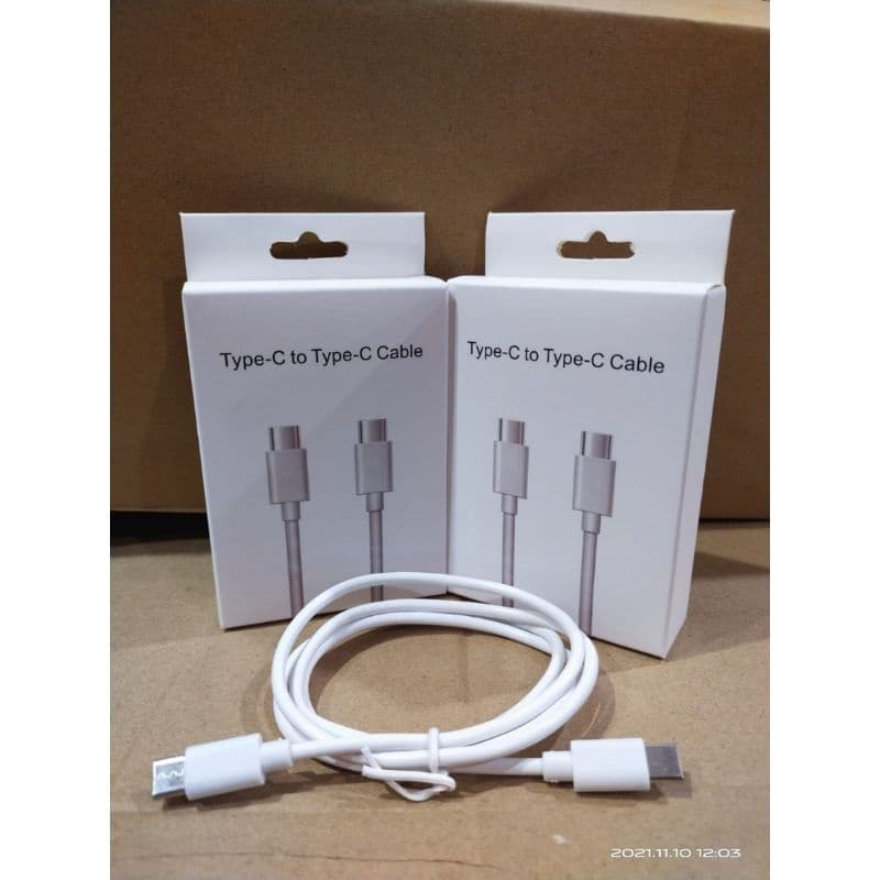 kabel USB Type C To Type C Quick Charge Fast Charger Kabel PD Type C