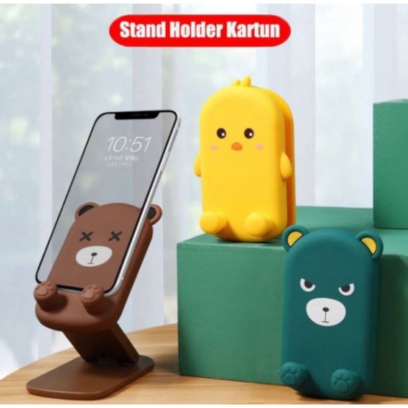 Phone Hoder - Desktop Stand - Holder Handphone Karakter Kartun HD-40