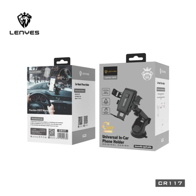 Holder Phone Mobil CR-117 Merek Lenyes Original Kualitas Bagus