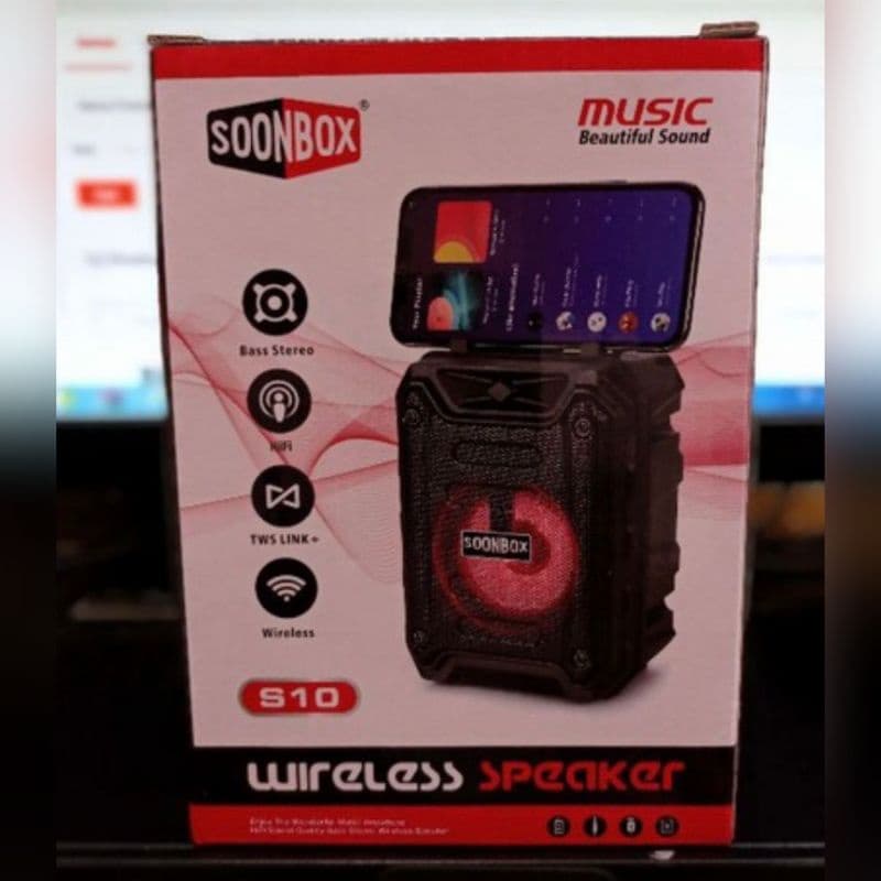 Speaker Bluetooth Soonbox S10 Wireless Music BOX Super Bass