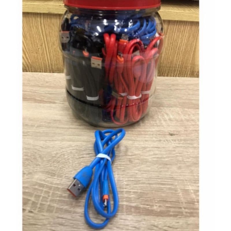 Kabel Data Warna D5 Micro V8 1 Toples 30 pcs Fast Charging