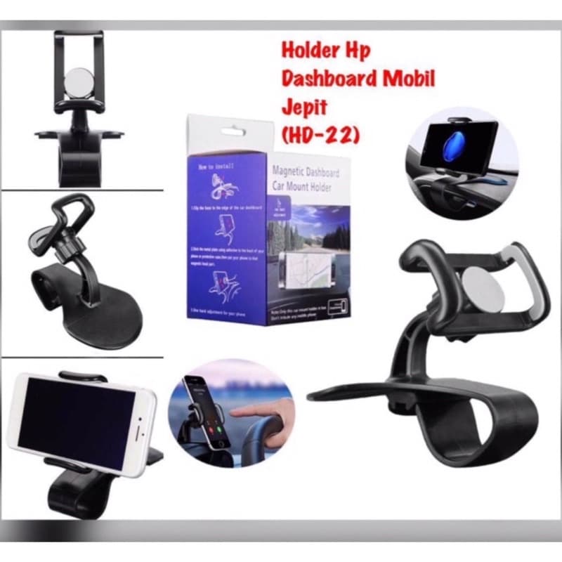 Holder Jepit Universal Dashboard mobil HD-22  Holder Mobil HD22
