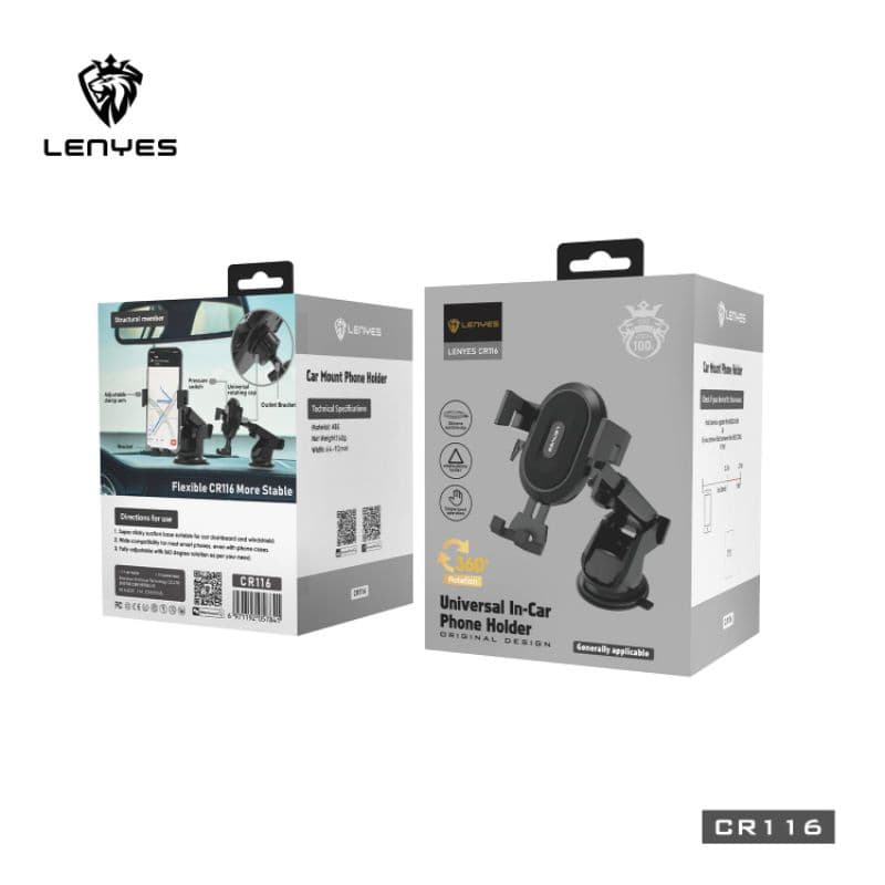 Holder Phone Mobil CR-116 Merek Lenyes Original Kualitas Bagus