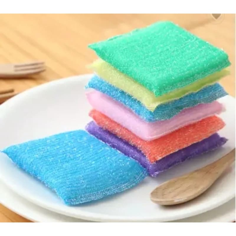 Spons Cuci Piring isi 4 Sabut Busa Serbaguna Sponge Cuci Piring