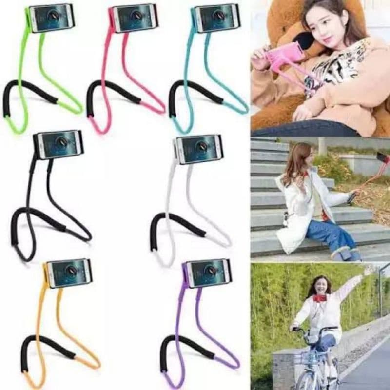 Lazy neck Hanging Holder HP Di leher Lazyneck Selfie Stand