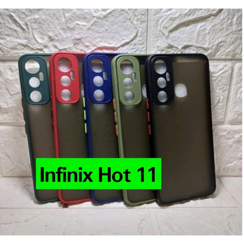 Case Infinix Hot 11 Dove Matte Transparan Handphone Hp