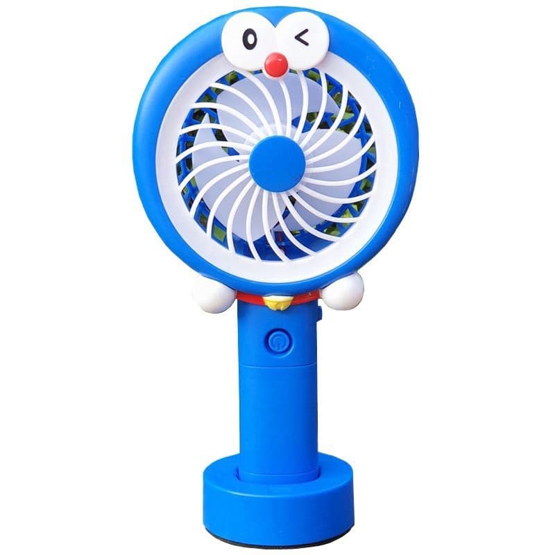 Kipas Angin mini Karakter + Lampu LED /  Kipas Angin Portable