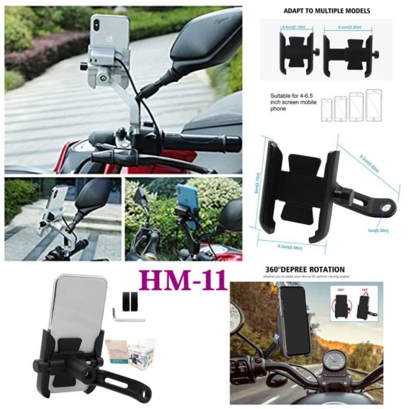 Holder Motor Model Terbaru HM-11 360 Depree Rotation HM11