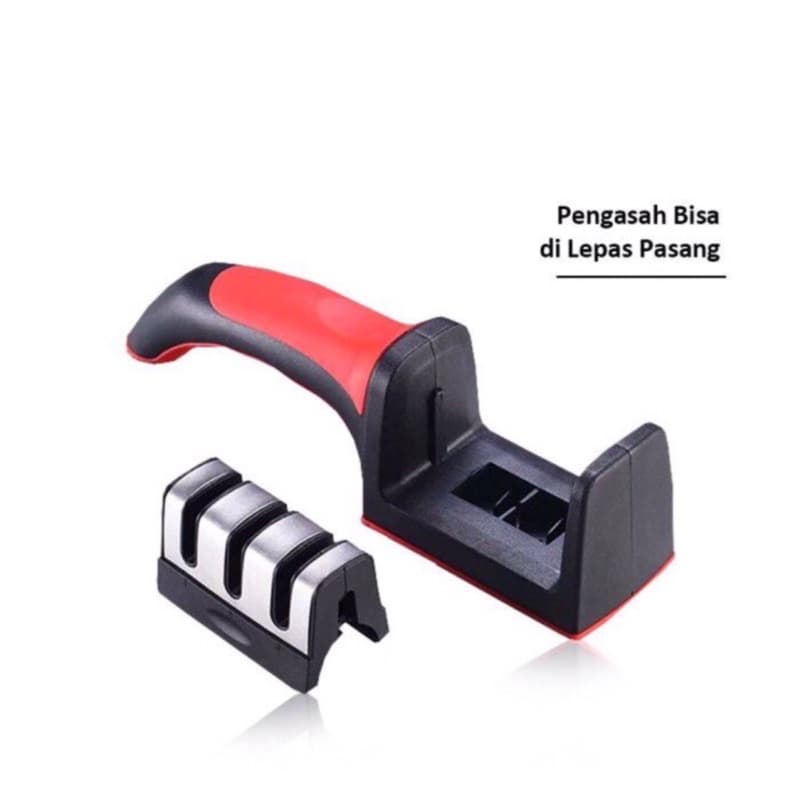 Alat Pengasah Pisau & Gunting 3in1 Serbaguna Alat Pengasah Penajam Pisau Serbaguna