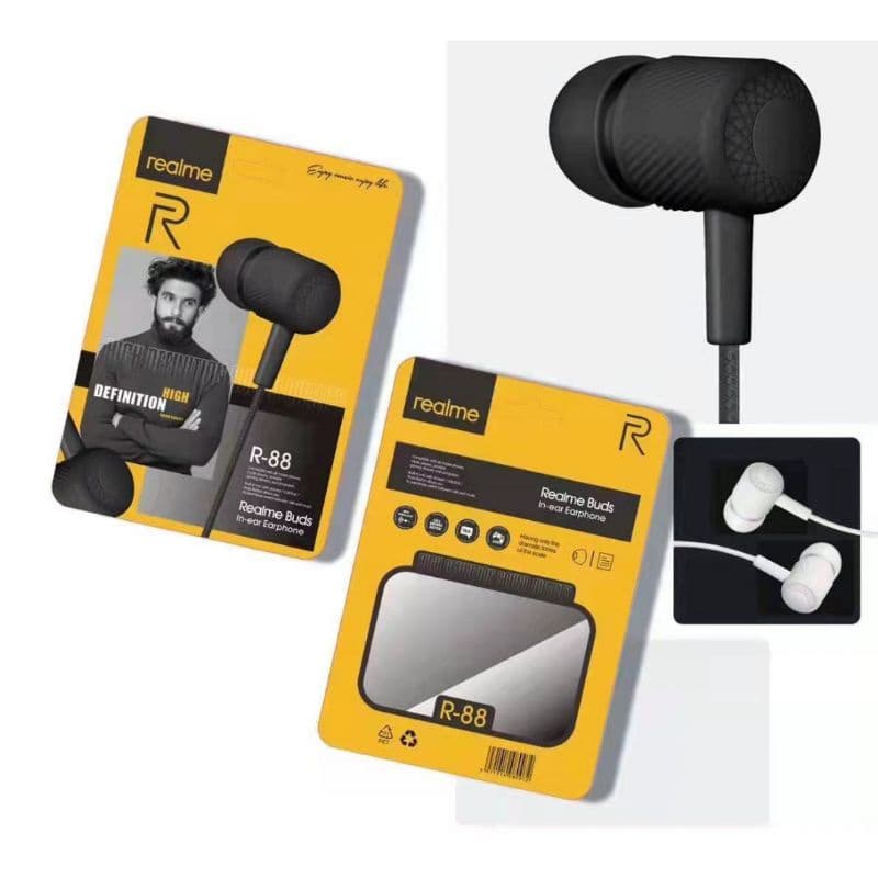Handsfree Headset + Mic Realme R-88