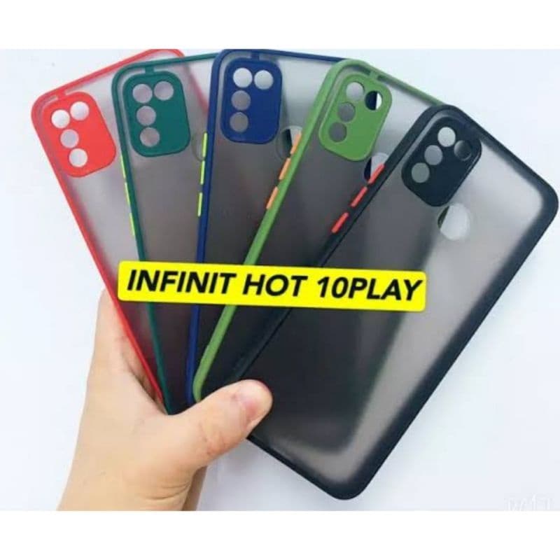 Case Infinix Hot 11 Play / Hot 10 Play Dove Matte Transparan Handphone Hp