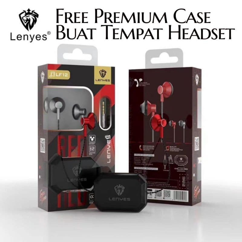 Handsfree Lenyes LF12 Hifi Stereo Earphone Extra Bass