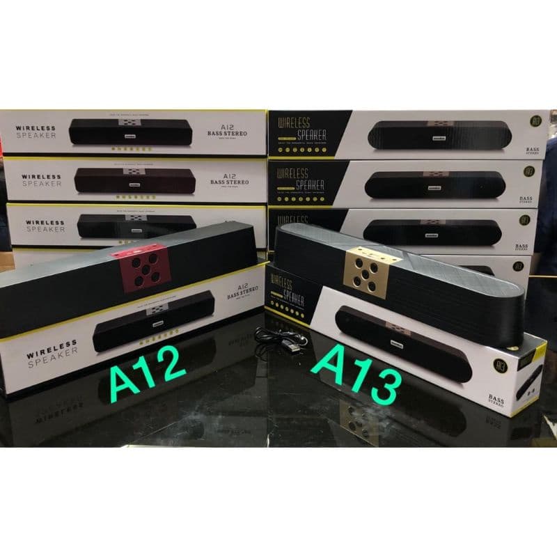 Speaker Bluetooth TWS Soundbar A12 Suara Bagus