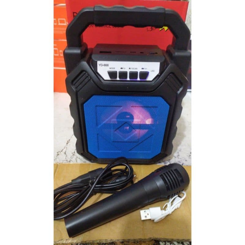 Speaker Bluetooth YD-668 + Mic