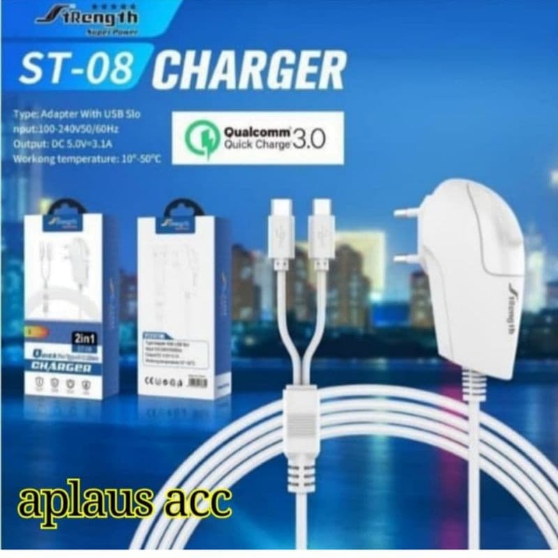 Charger Strenght ST-08 2 in 1