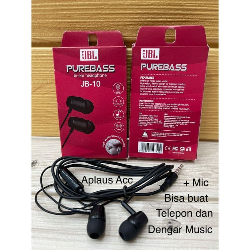 Handsfree/Headset JB-10 + Mic