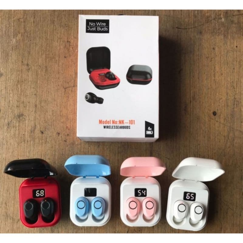 Handsfree Bluetooth Earphone TWS NK-101 Wireless Bass