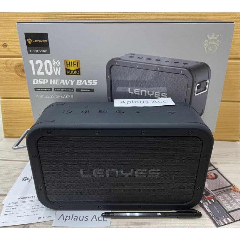 LENYES S821 120W Royal Bass speaker wireless bluetooth 5.0 DSP Super power subwoofer