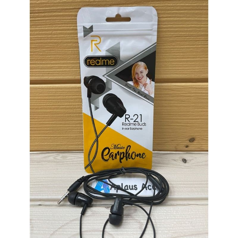 Handsfree Realme R21 + Mic Stereo Earphone R-21 Suara Bagus
