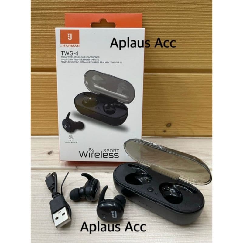 Handsfree Headset Bluetooth TWS 4 Wireless Stereo Model J