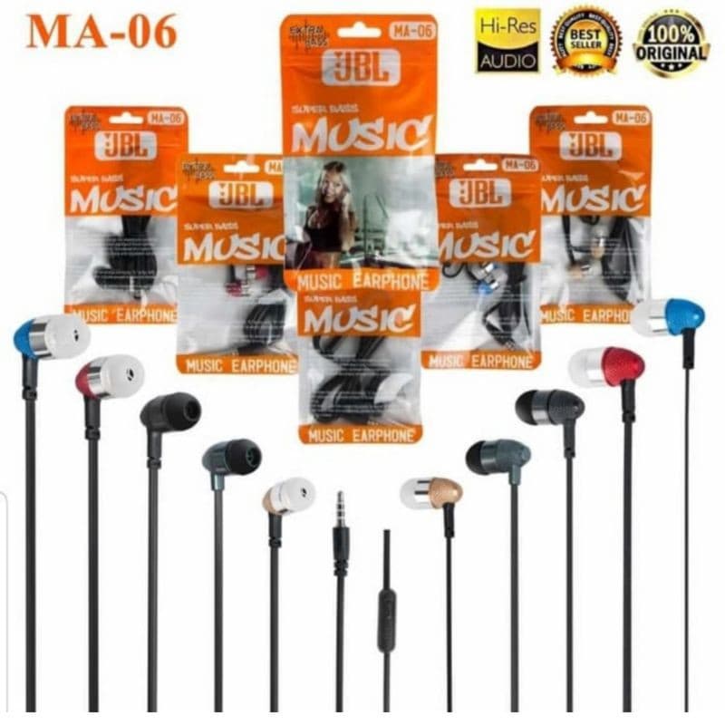 Handsfree JBL MA-06 + Pack Plastik