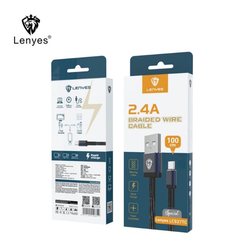 Kabel Data Lenyes 2.4A LC-927 Micro/V8