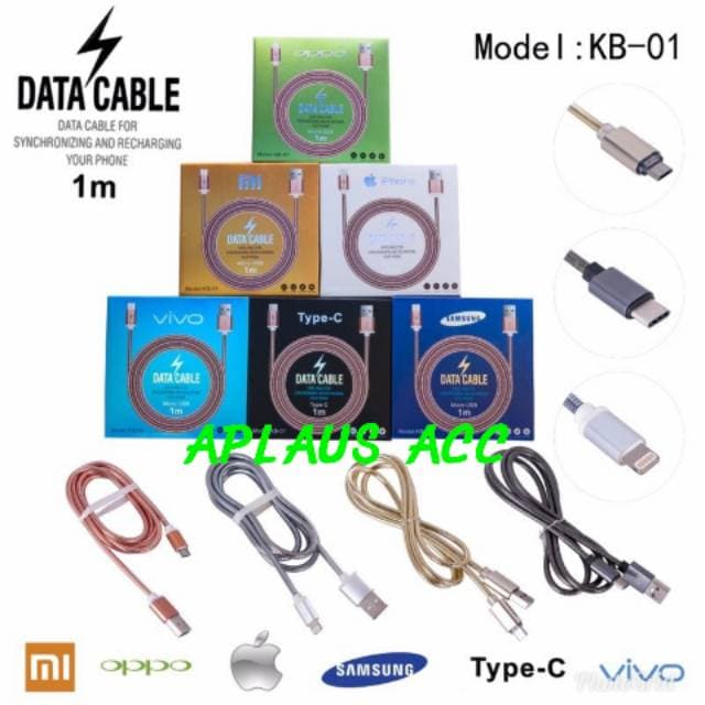 KABELDATA ORIGINAL 100% FASTCHARGING 1M