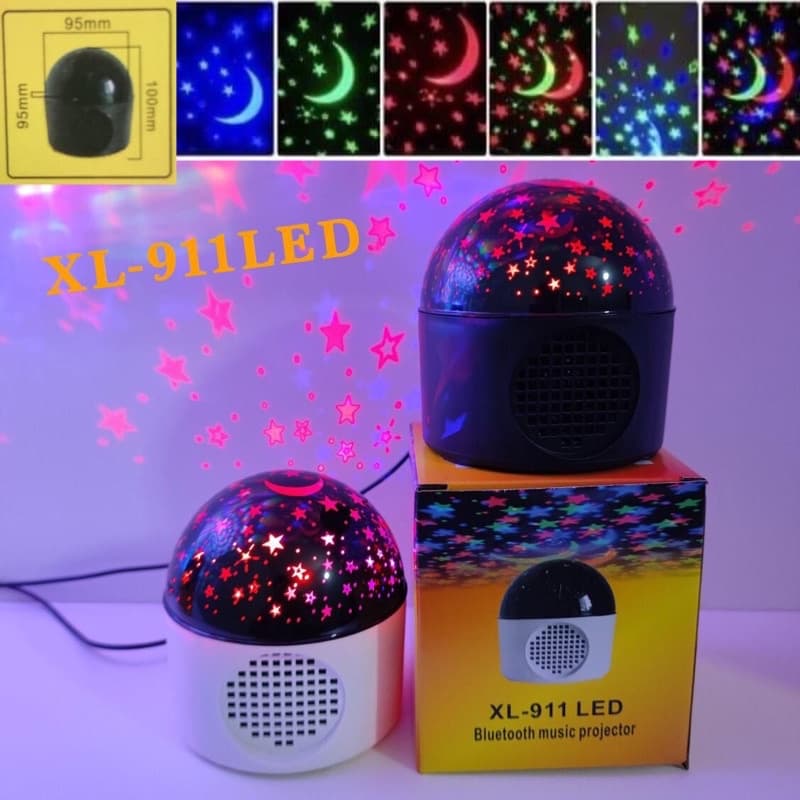 Speaker Bluetooth + lampu Disco LED XL-911