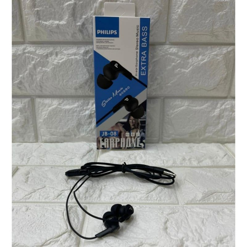 Handsfree Headset Philips JB08 Stereo Earphone JB-08