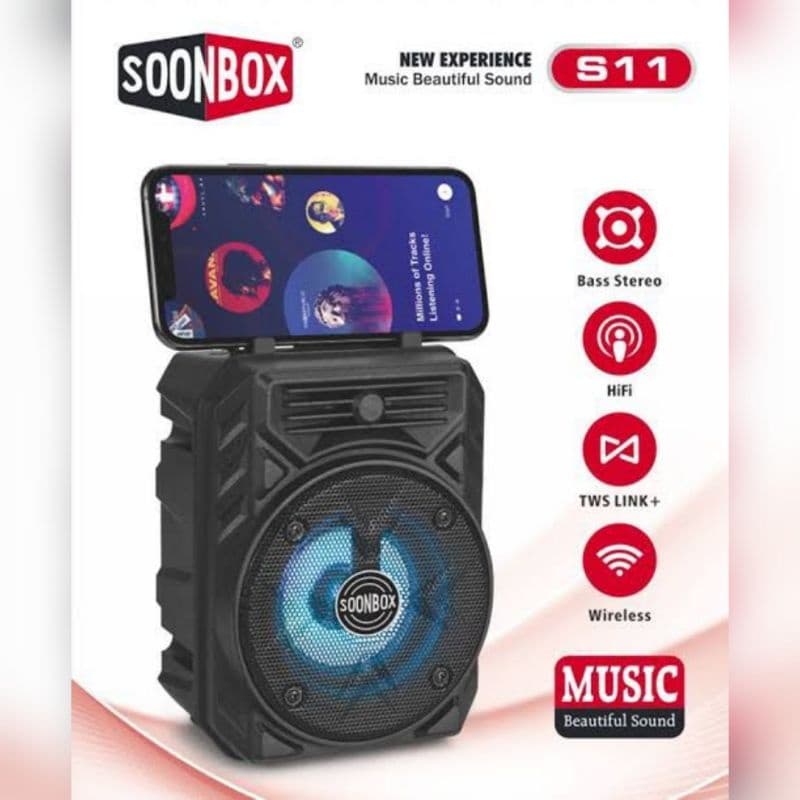 Speaker Bluetooth Soonbox S11 Wireless Music BOX Super Bass