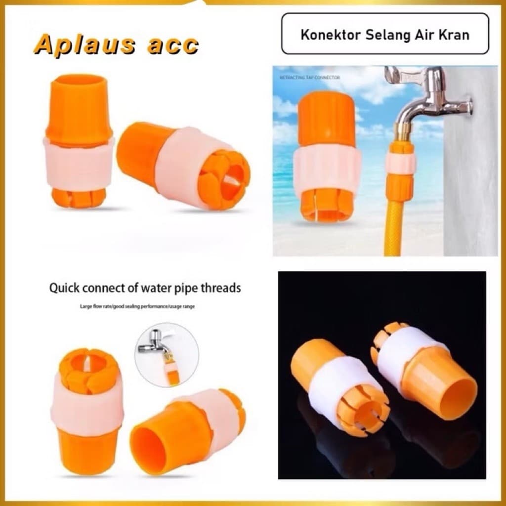 (GROSIRAN) Konektor Selang Kran Air Alat Sambungan Kran Air Flexible Adaptor Kran Air