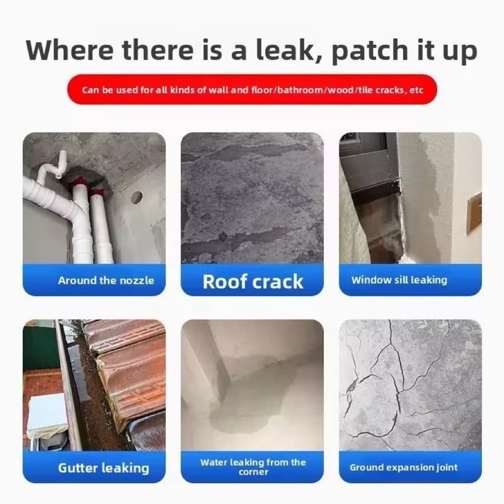 Lem Dempul Cepat Kering 500g Lem Beton Anti Retak Semen Elastis Lubang Bocor Anti Retak