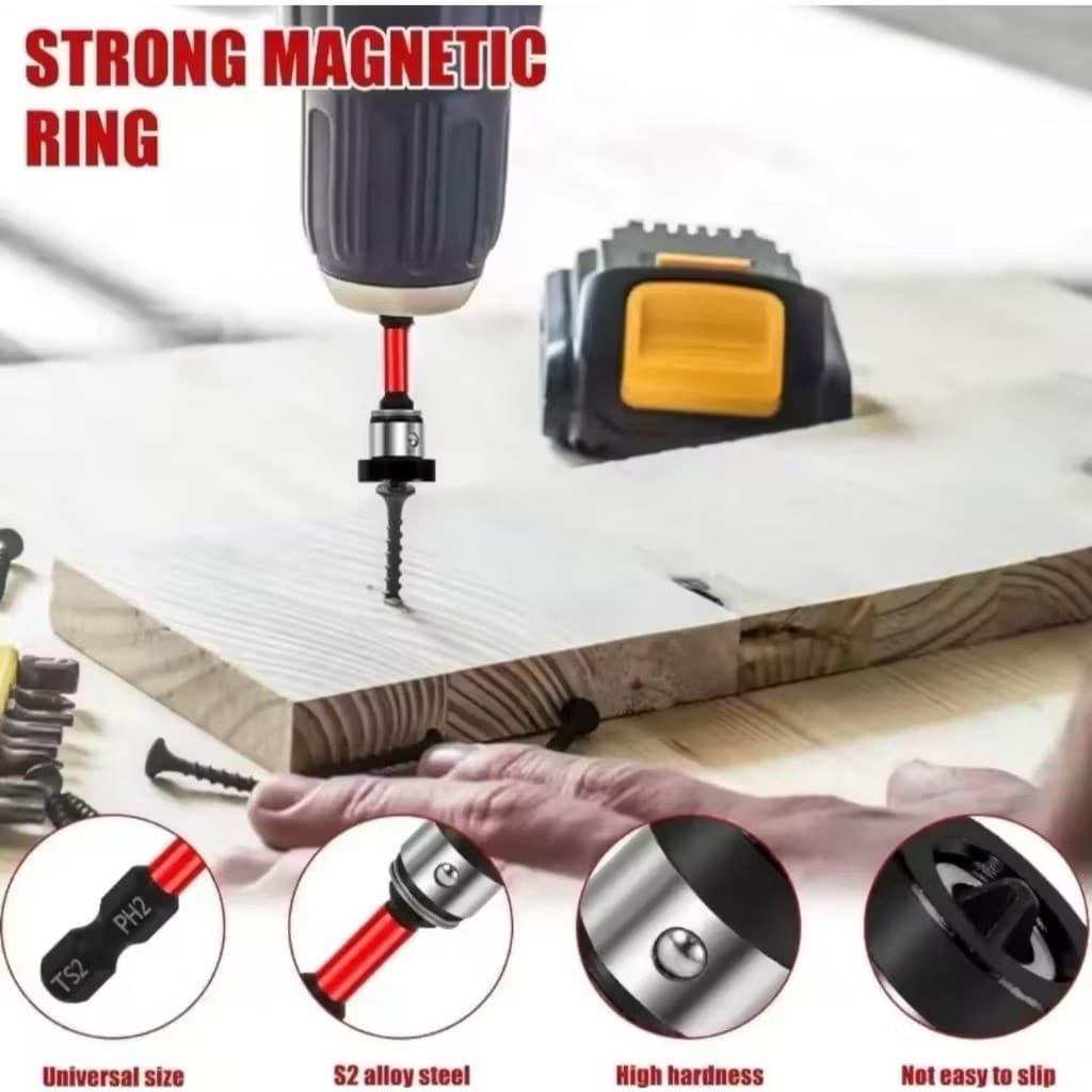 Adjustable Kuat Magnetic Positioning Mengebor Bit Limit Anti Slip Anti Impact Dampak Gypsum Board