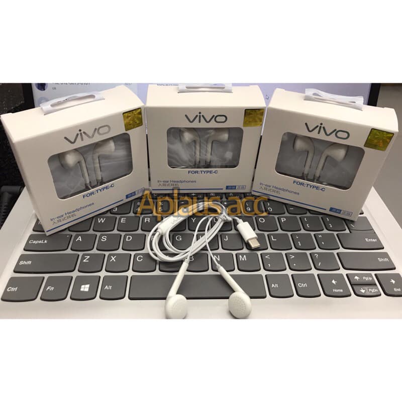 Handsfree Vivo CV-133 Konektor Type C Ori 100 Headset