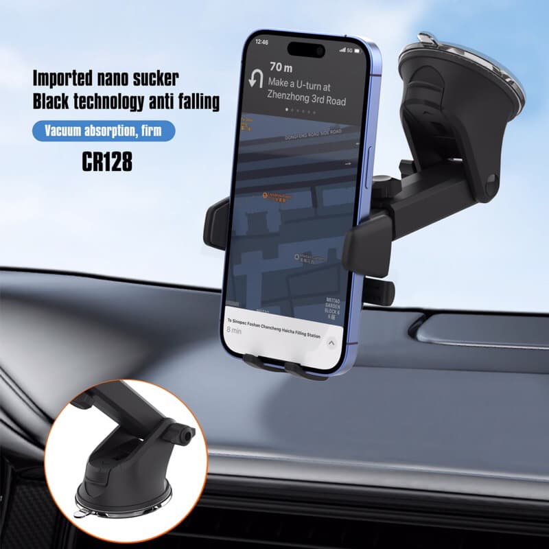 Holder Mobil Lenyes Premium CR-128 Super Kuat Buat Di Dashboard Kaca Meja CR128