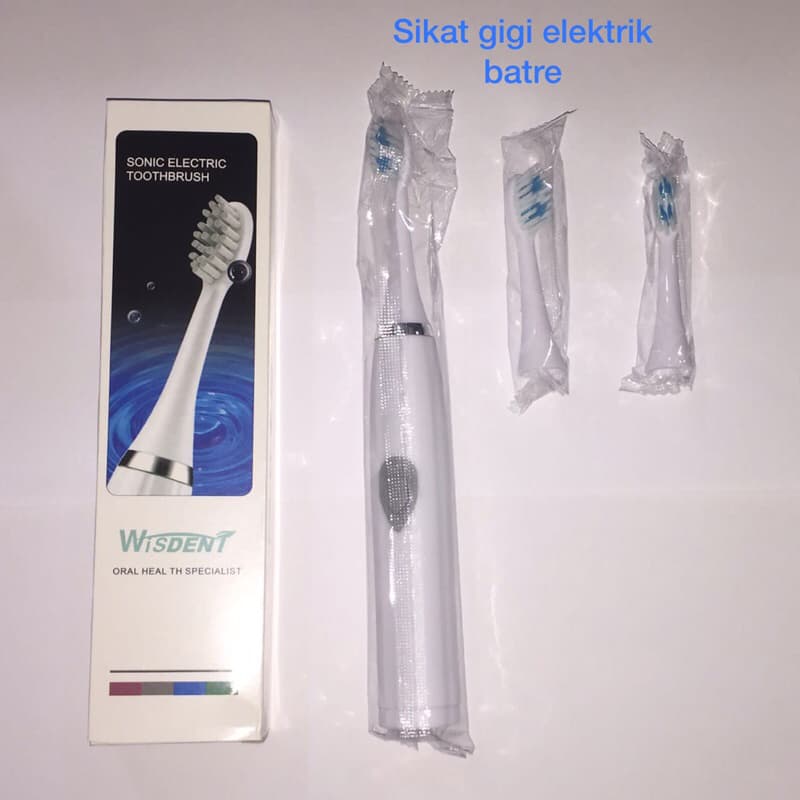 Sikat gigi Elektrik Charger & Battere + 3brush