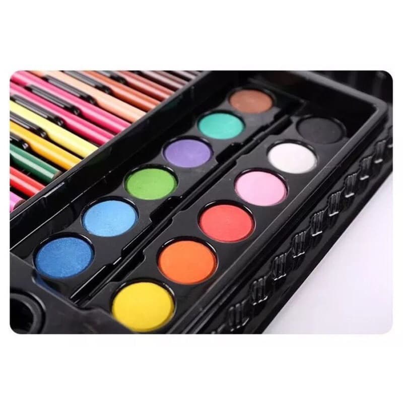Crayon Art Set 150 pcs Alat Pensil Menggambar Melukis Mewarnai