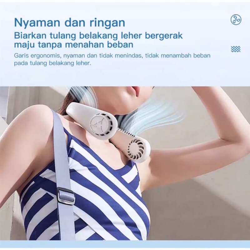 Kipas Angin Gantung Leher / Kipas Angin Portable Kipas Angin Mini