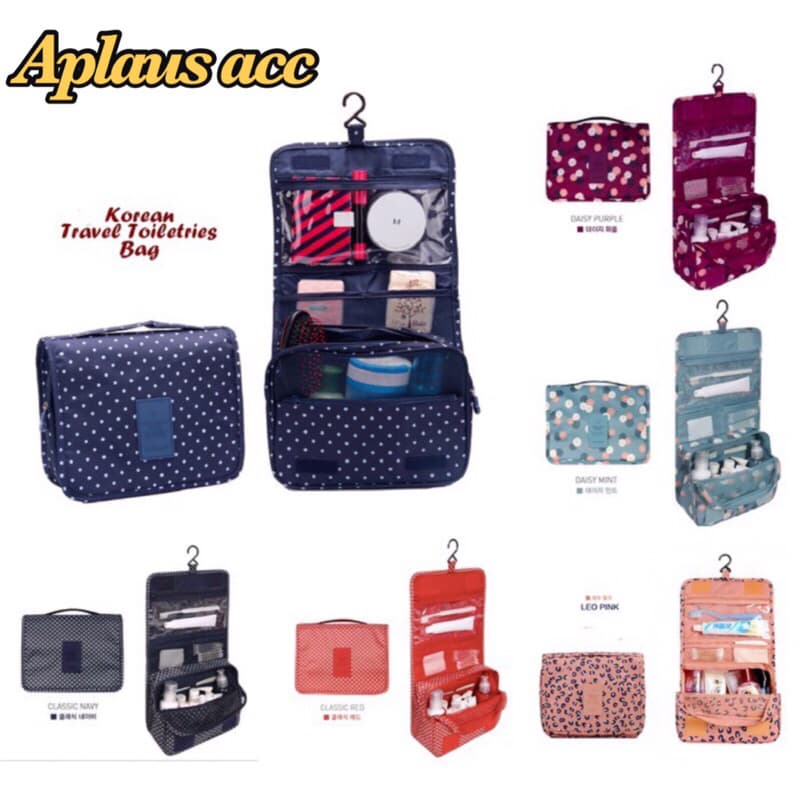 Tas Travel Gantung Tempat Peralatan Mandi dan Makeup