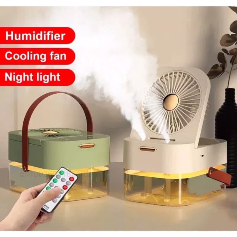 Kipas Angin AC Mini + Remote JX001 Kipas Angin Pendingin Ruangan Air Cooler Portable