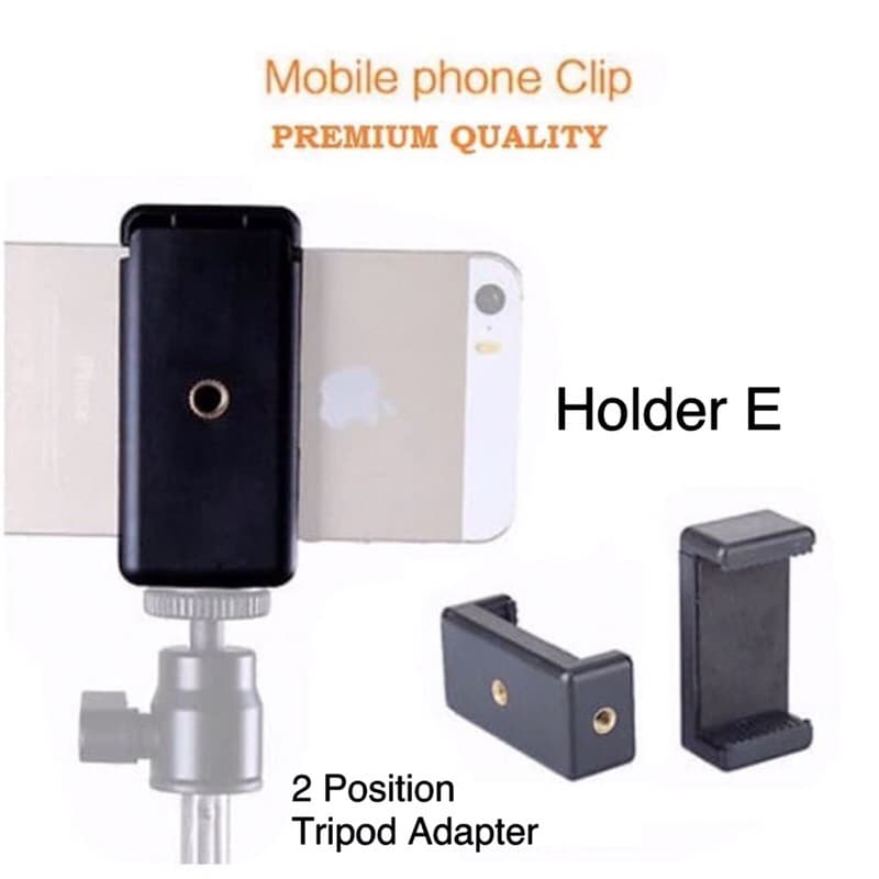 Mini Ball Head Screw 1/4 Clamp Holder U Gopro Bracket Universal Jepitan untuk Tripod Kamera Ringligth 360