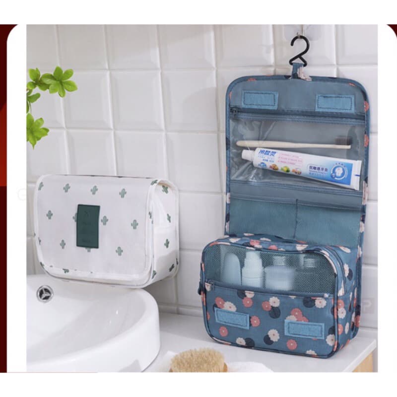 Tas Travel Gantung Tempat Peralatan Mandi dan Makeup