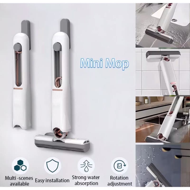 Alat Pel Pembersih Ruangan Home Car Portable Mini MOP