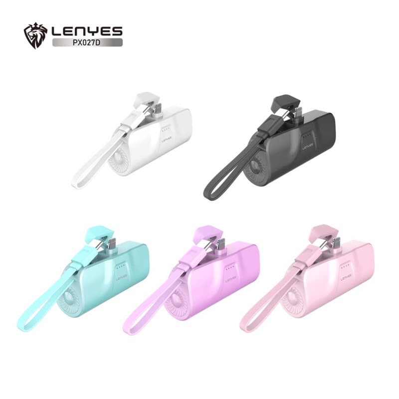 Powerbank lenyes PX-027 5000mAh ( konektor iphone + kabel type C )