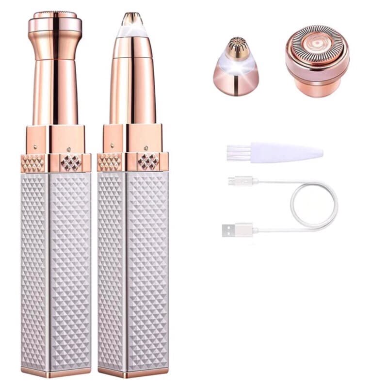 Alat Cukur Alis Elektrik Kotak 2in1 Portable Epilator Pemangkas Serbaguna